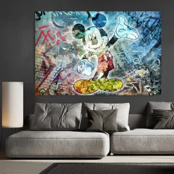 Clearance Acrylglasbild Graffiti Acrylbilder