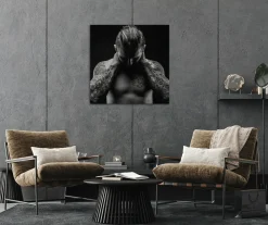 New Acrylglasbild Tattoo Acrylbilder