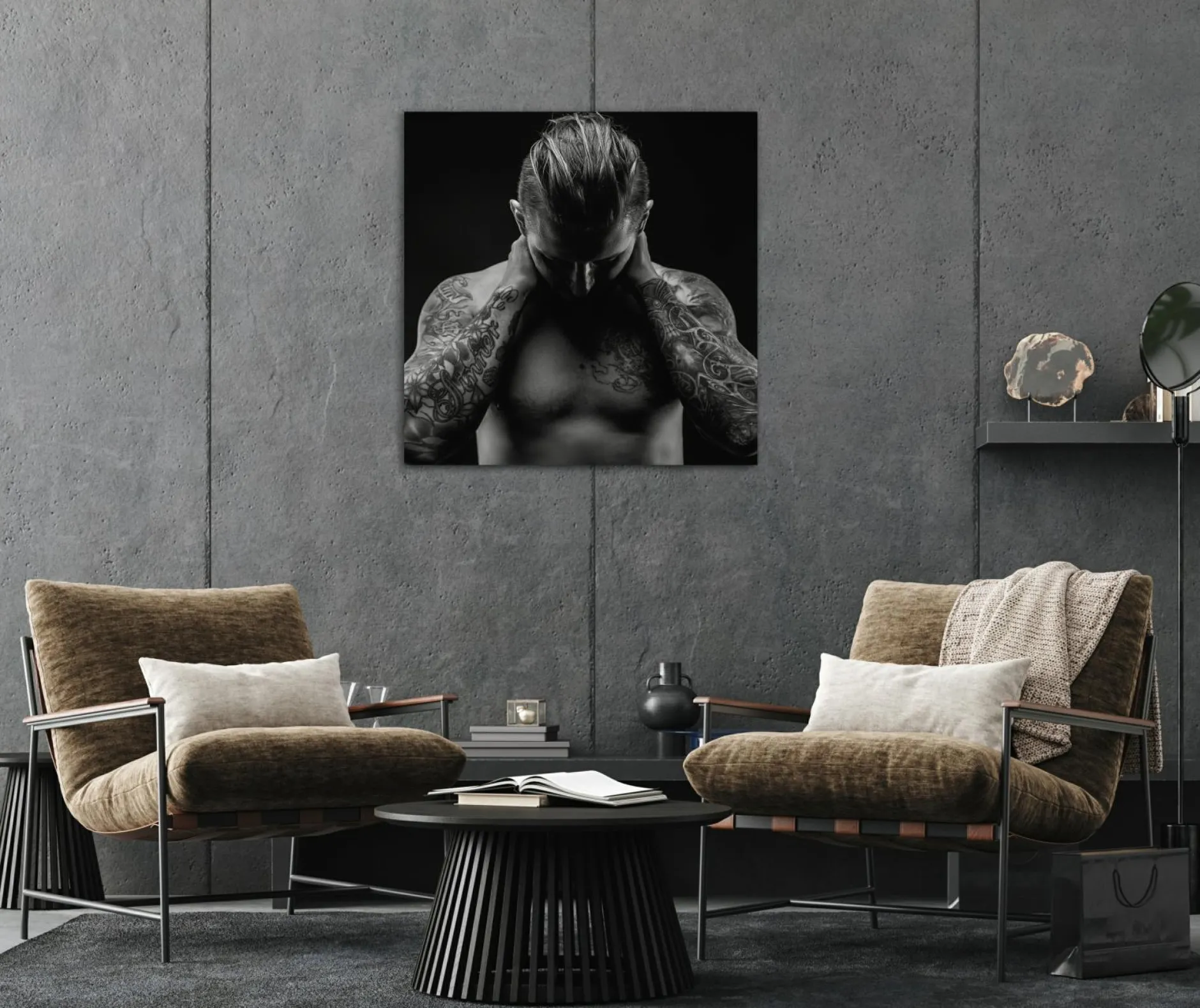 New Acrylglasbild Tattoo Acrylbilder