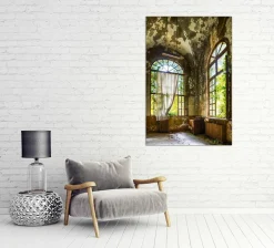 Best Acrylglasbild VERLASSENE VILLA Acrylbilder|Glasbilder