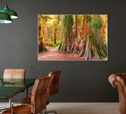 New Akustikbild BAUMWURZEL Akustikbilder