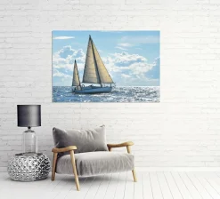 Best Akustikbild GROßES SEGELSCHIFF Akustikbilder