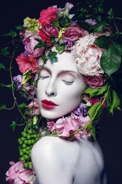 Clearance Akustikbild HÜBSCHE FRAU Akustikbilder