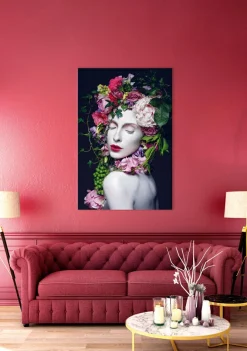 Clearance Akustikbild HÜBSCHE FRAU Akustikbilder