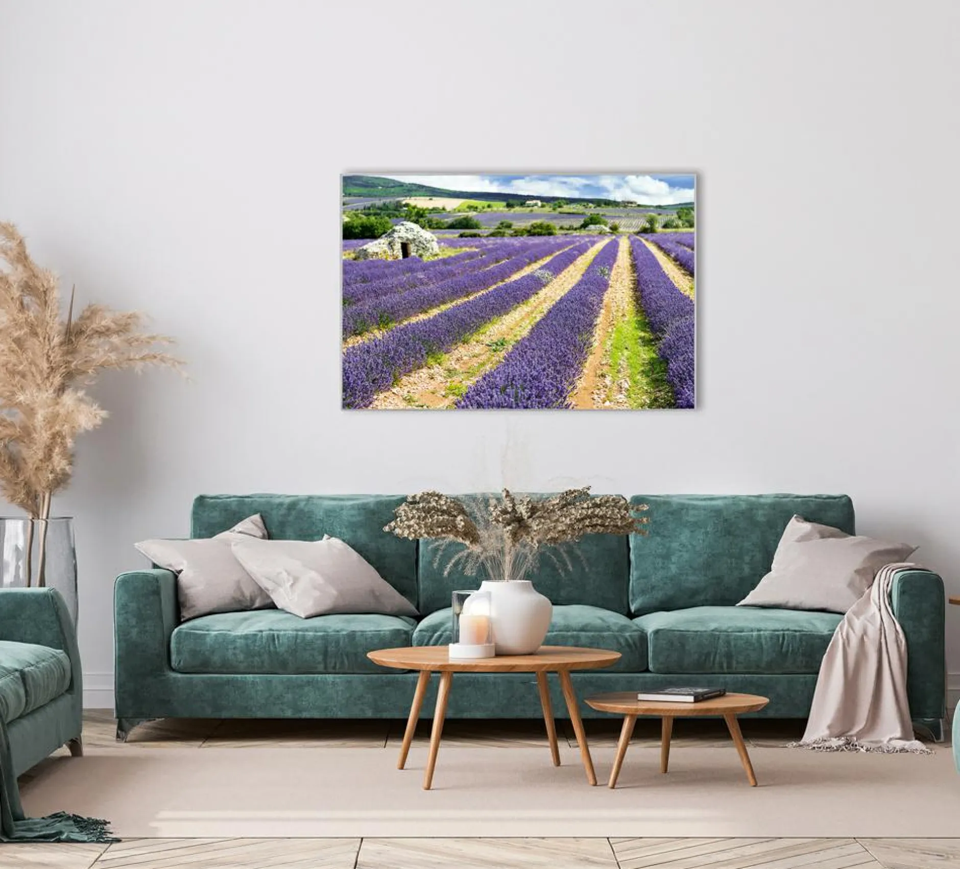 New Akustikbild LAVENDELFELD 3 Akustikbilder