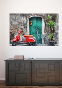 Best Akustikbild ROTES MOPED Akustikbilder