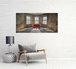 Clearance Akustikbild ROTES SOFA Akustikbilder