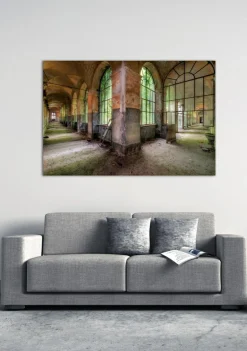 Sale Akustikbild VERLASSENER FLUR Akustikbilder