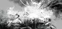 Clearance Aludibondbild ABSTRACT BLACK & Metallbilder