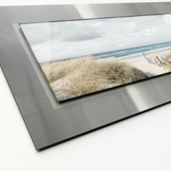 Outlet Aludibondbild BEACH I Metallbilder|Kunstdrucke