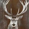New Aludibondbild BROWNDEER II Metallbilder