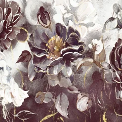 Outlet Aludibondbild DARK FLOWERS Metallbilder