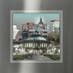 Hot Aludibondbild DÜSSELDORF Metallbilder