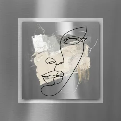 Outlet Aludibondbild FACELINES VI Metallbilder|Bilder