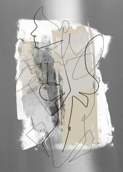 New Aludibondbild FIGURELINESI Metallbilder