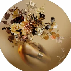 Clearance Aludibondbild FLOWERS ON HER Metallbilder