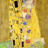 Hot Aludibondbild KLIMT DER KUSS Metallbilder