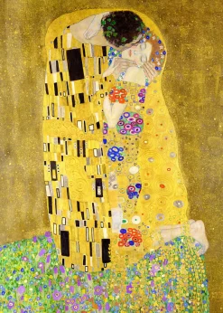 Hot Aludibondbild KLIMT DER KUSS Metallbilder