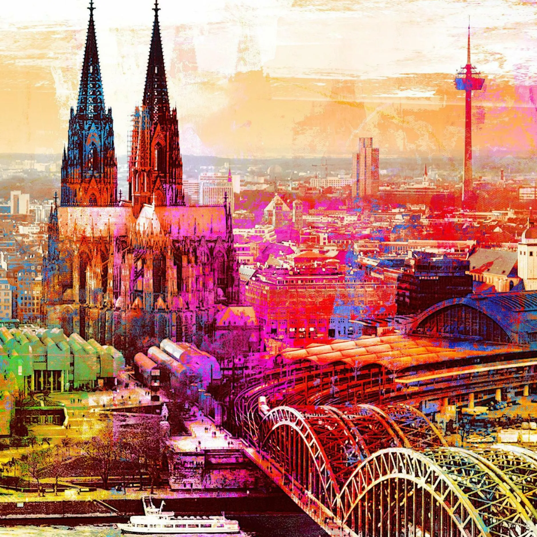 Discount Aludibondbild KÖLN Metallbilder|Kunstdrucke