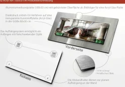 New Aludibondbild MYSTIC CORRIDOR Metallbilder