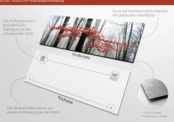 Hot Aludibondbild MYSTIC TREES II Metallbilder