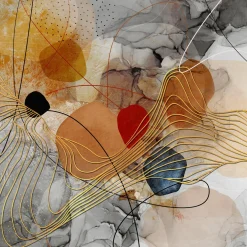 Best Aludibondbild SHAPES XIV Metallbilder