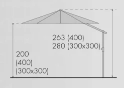 Best Ampelschirmgestell PROTECT Sonnenschirme