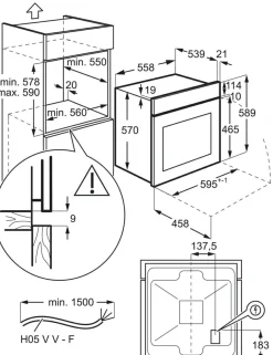 Clearance Backofen NBU5A10CM Einbaugeräte|Einbaugeräte