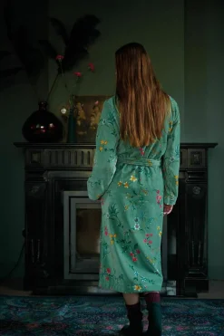 Discount Bademantel Velour LES FLEURS Bademäntel|Bademäntel