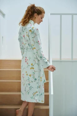 Clearance Bademantel Velour LES FLEURS Bademäntel|Bademäntel