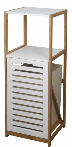 Clearance Badregal mit Wäschesammler Wäschesammler|Wäschesammler