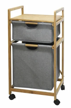 Badregal mit Wäschesammler Wäschesammler|Wäschesammler