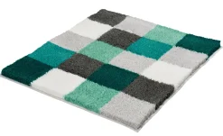 New Badteppich petrol Badematten