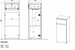 Discount Badunterschrank MAYOR Waschbeckenunterschränke|Waschbeckenunterschränke