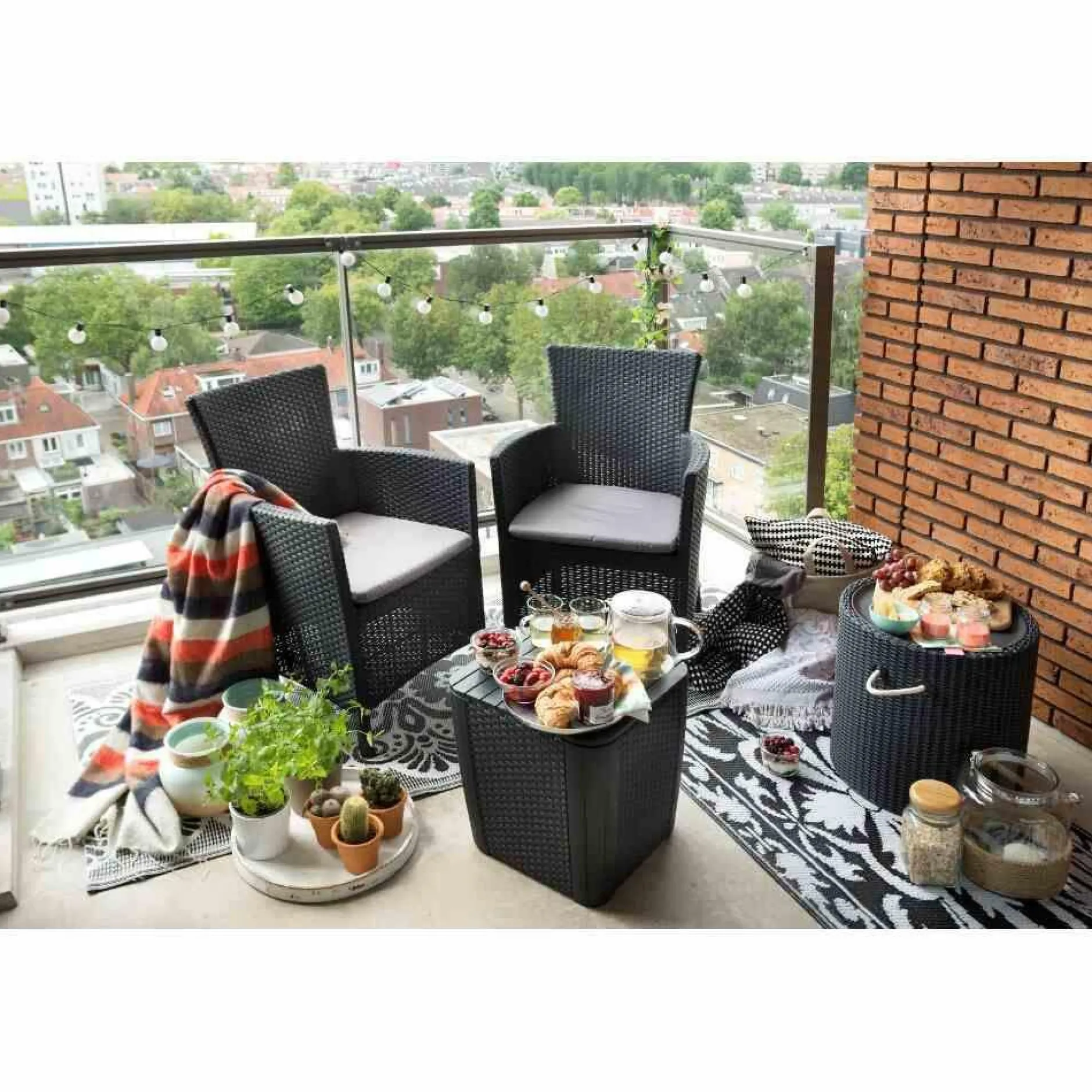 Balkonset Iowa Balkonmöbel|Tischgruppen