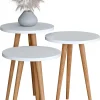 Discount Beistelltisch 3er Set BARILO Beistelltische|Beistelltische