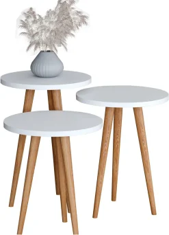 Discount Beistelltisch 3er Set BARILO Beistelltische|Beistelltische