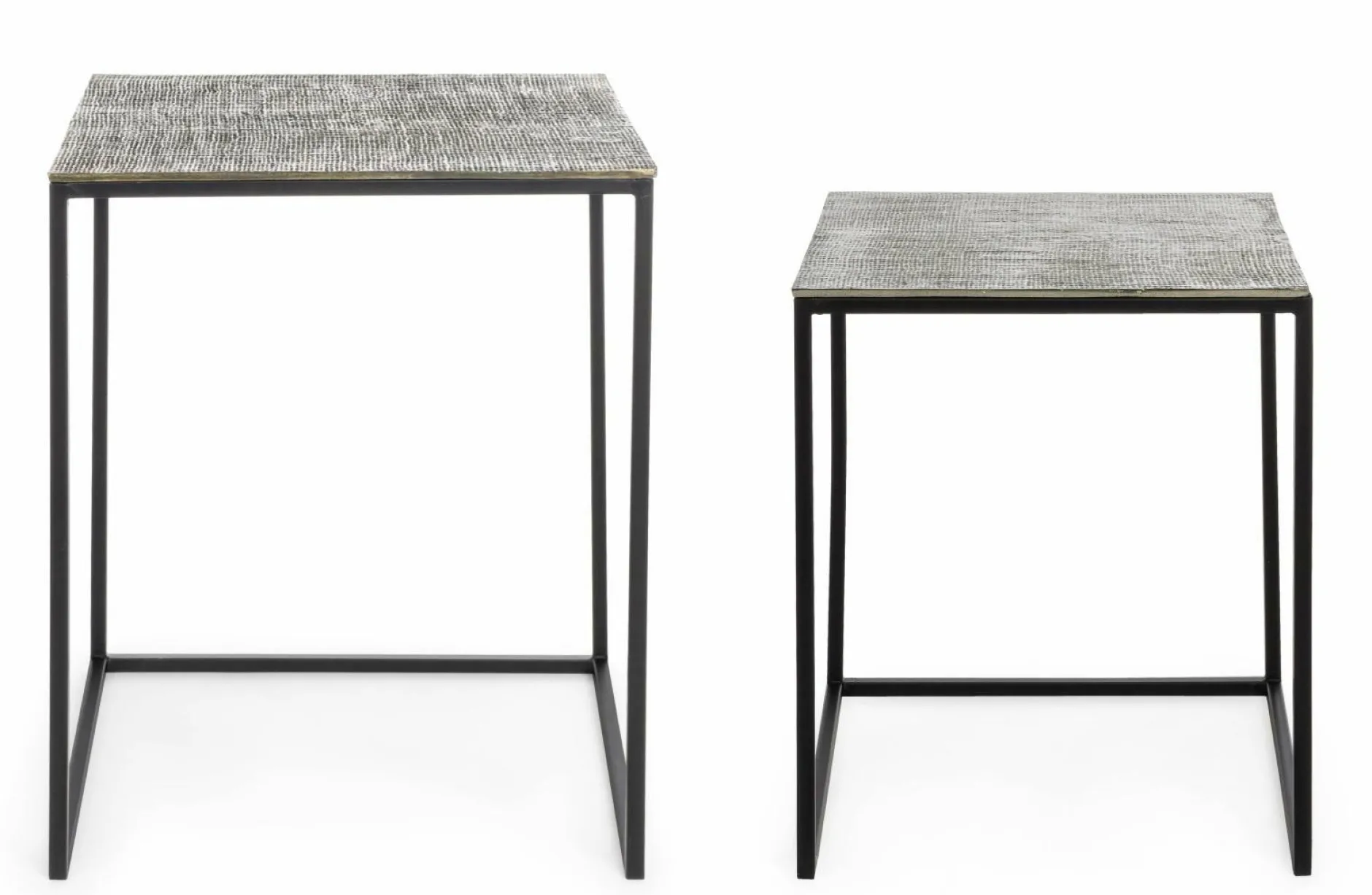 Clearance Beistelltisch TAHIR 2er Set Beistelltische|Beistelltische