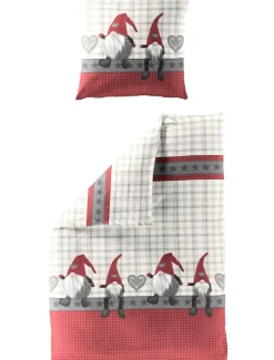 Outlet Bettwäsche Biber grau Bettwäsche|Bettwäsche