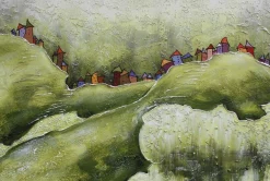 Sale Bild ABSTRAKTE HÄUSER Originalbilder