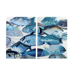 Discount Bild BLUE FISHES Bilder