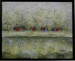 Bild SMALL HOUSES GREEN Originalbilder