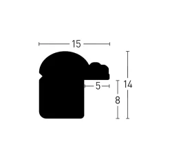 Hot Bilderrahmen gold ASCOT Bilderrahmen