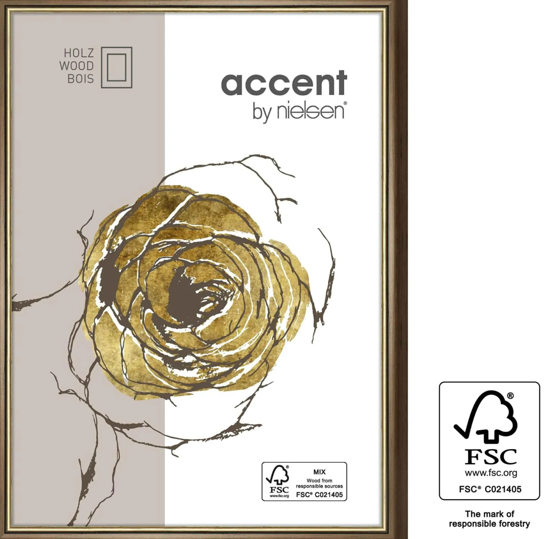 Sale Bilderrahmen gold ASCOT Bilderrahmen