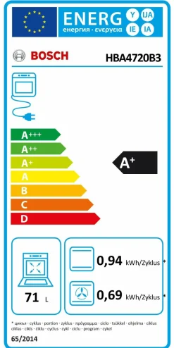 Outlet Backofen HBA4720B3 Einbaugeräte|Einbaugeräte