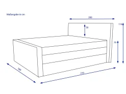 New Boxspringbett MOLLINA Betten|Boxspringbetten