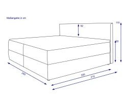 New Boxspringbett WIDNES Boxspringbetten