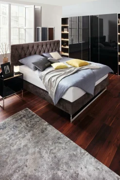 Discount Boxspringbett CUBIC Betten|Boxspringbetten