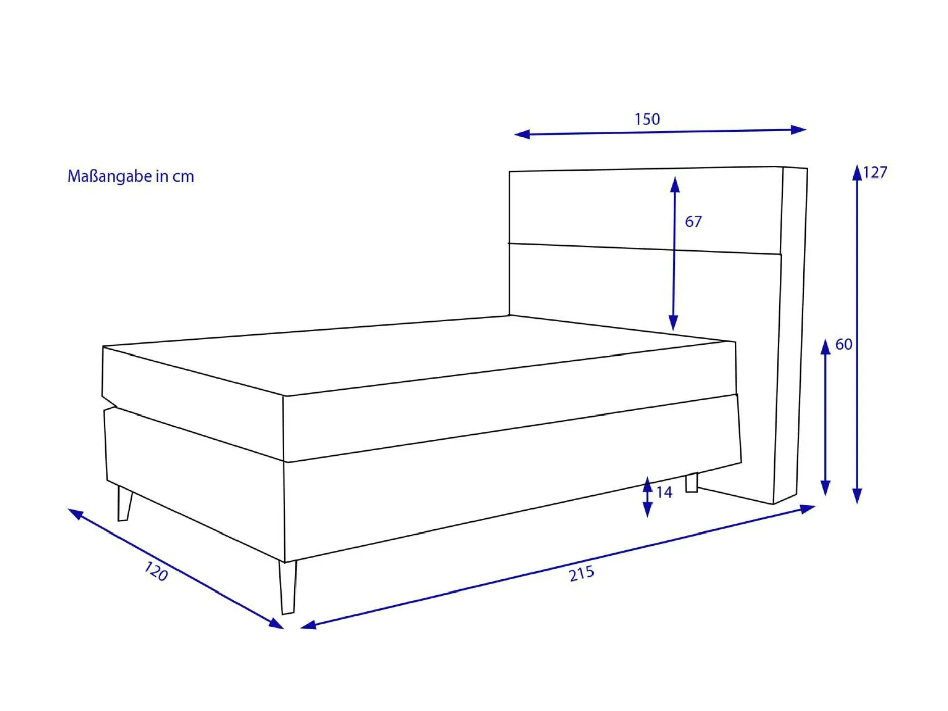 Hot Boxspringbett DELUXE Boxspringbetten
