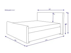 Outlet Boxspringbett VILSTED Betten|Boxspringbetten